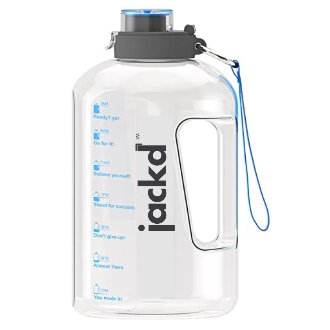 Jackd 1-Gallon Water Bottle with Time Marker – Stay Hydrated, Stay Strong