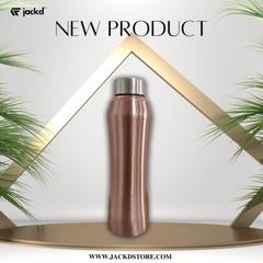 Jacked Vectra Stainless Steel Water Bottle – 1L (PVD Rose Gold)